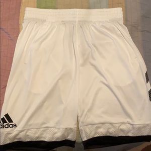 White Adidas Shorts